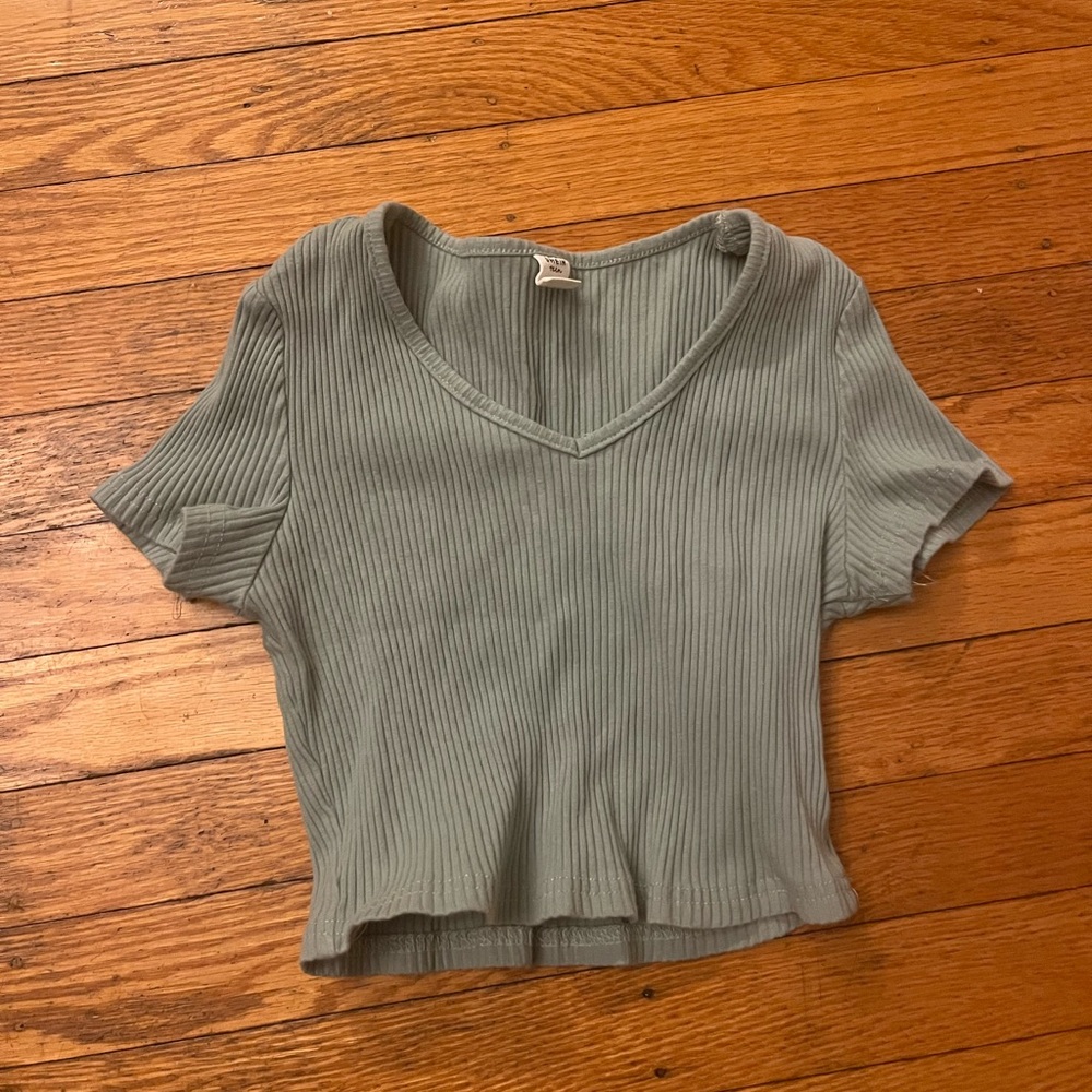 SHEIN teen sage crop top